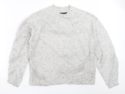 Womens UK Size M Marks and Spencer Grey Pullover Jumper