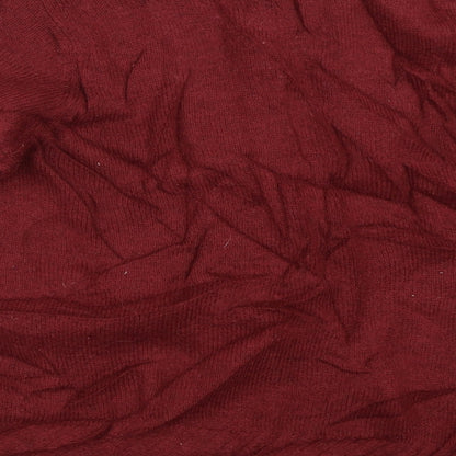 Womens UK Size 14 Marks and Spencer Red Cardigan Jumper