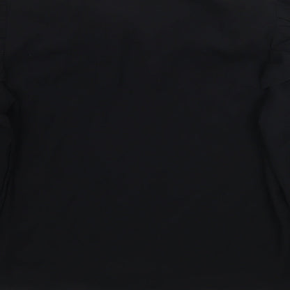 SheIn Womens Black   Basic Button-Up Size M