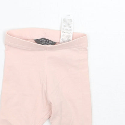Primark Girls Pink   Capri Leggings Size 3-6 Months