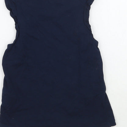 H&M Girls Blue   Basic Tank