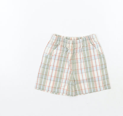 Adams Boys Green Check  Cropped Trousers Size 0-3 Months