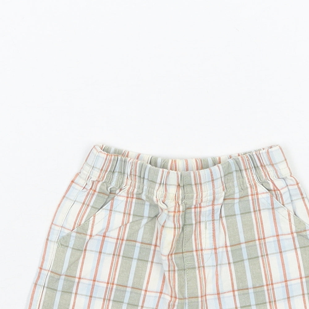 Adams Boys Green Check  Cropped Trousers Size 0-3 Months