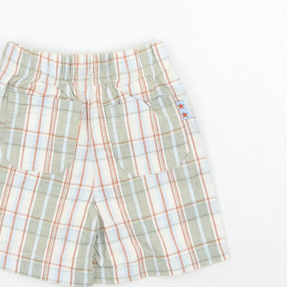Adams Boys Green Check  Cropped Trousers Size 0-3 Months