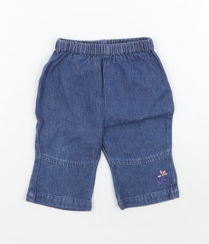 Cherokee Girls Blue   Capri Trousers Size 0-3 Months