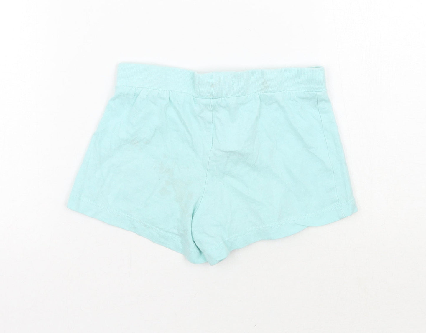 Primark Girls Blue   Sweat Shorts Size 5-6 Years