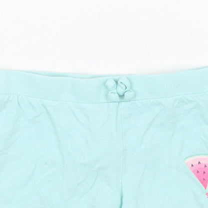 Primark Girls Blue   Sweat Shorts Size 5-6 Years