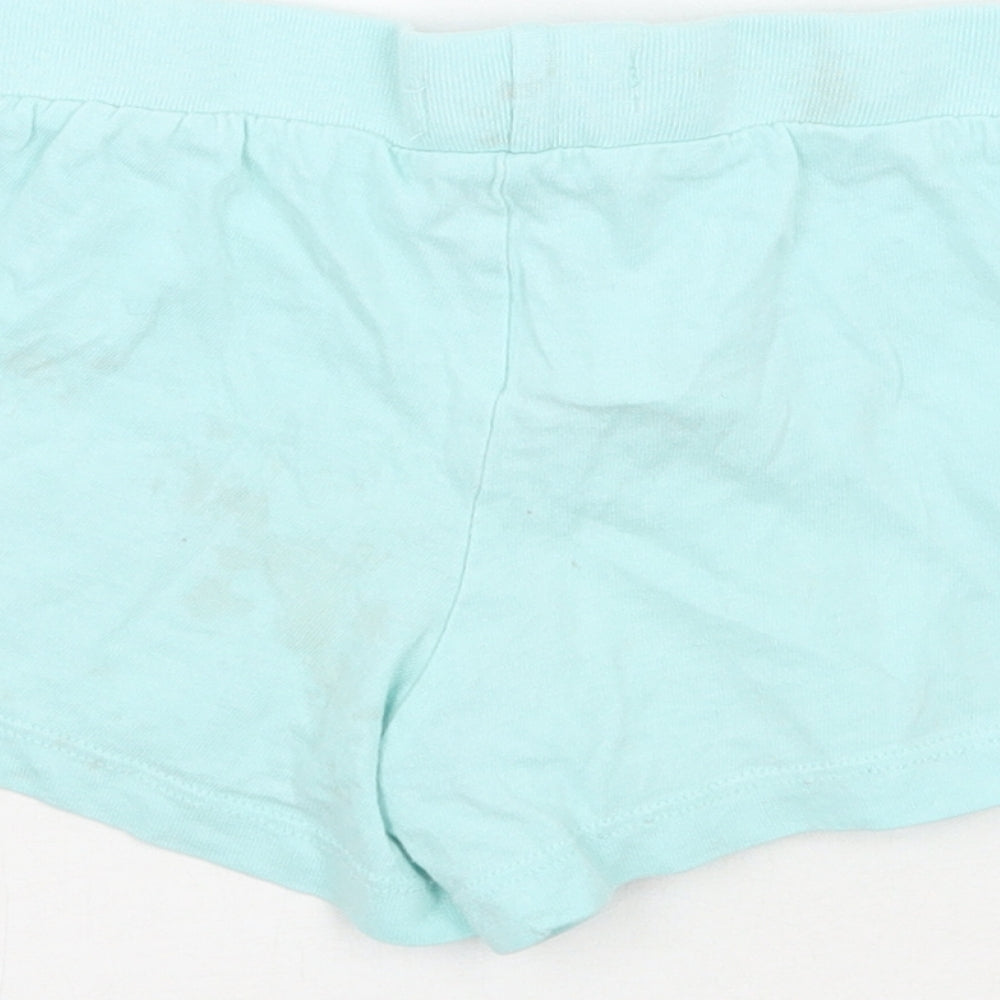 Primark Girls Blue   Sweat Shorts Size 5-6 Years