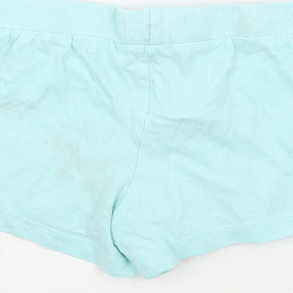 Primark Girls Blue   Sweat Shorts Size 5-6 Years