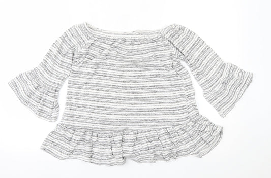 George Womens Grey   Basic Blouse Size 14