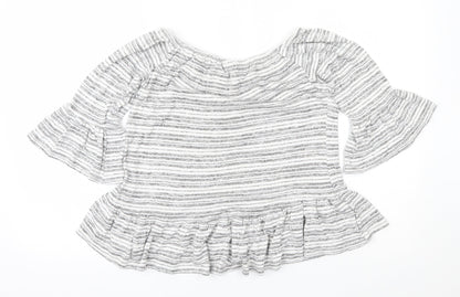 George Womens Grey   Basic Blouse Size 14