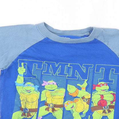 Nickleodeon Boys Blue   Basic T-Shirt Size 4 Years