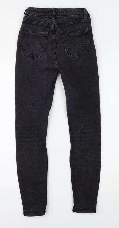 New Look Womens Black  Denim Skinny Jeans Size 8 L26 in