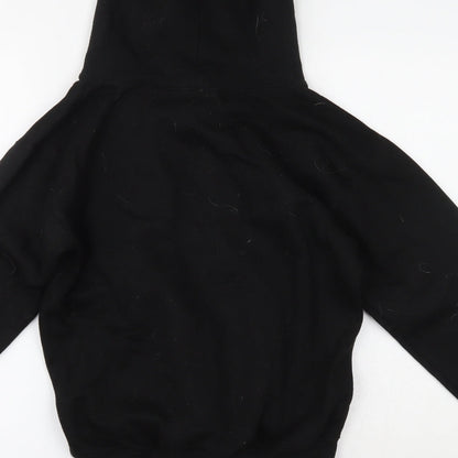supersoft Boys Black   Pullover Hoodie Size 10-11 Years