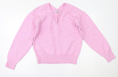 Womens UK Size S NEXT Pink Pullover Jumper