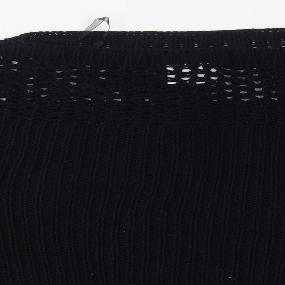 Womens UK Size 14 Papaya Black Pullover Jumper