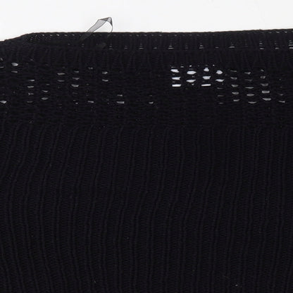 Womens UK Size 14 Papaya Black Pullover Jumper
