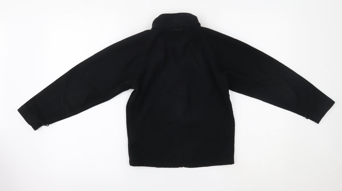 Back view of Hi Gear boys’ black jacket, size 7-8, years