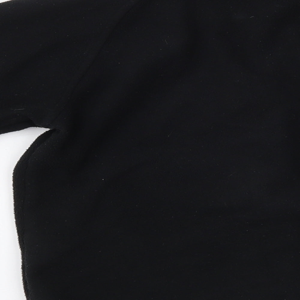 Brand and care label for Hi Gear boys’ black jacket, size 7-8, years