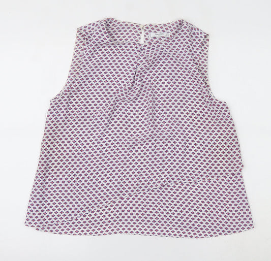 Womens UK Size S Mango Multicoloured Basic Tank
