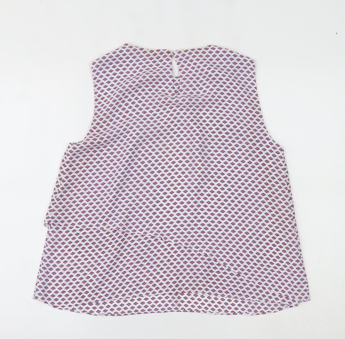 Womens UK Size S Mango Multicoloured Basic Tank