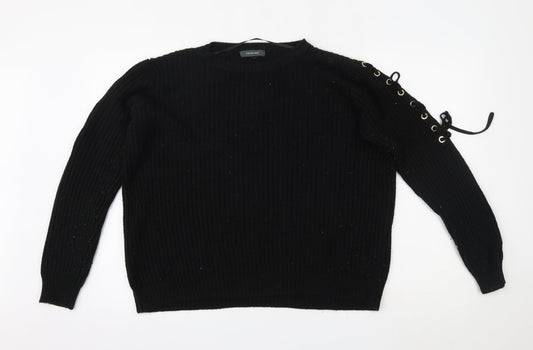 Primark Womens Black   Pullover Jumper Size L