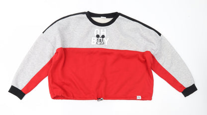 Primark Womens Grey   Pullover Jumper Size M