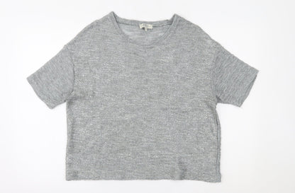 Papaya Womens Grey   Basic Blouse Size 14