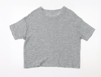 Papaya Womens Grey   Basic Blouse Size 14