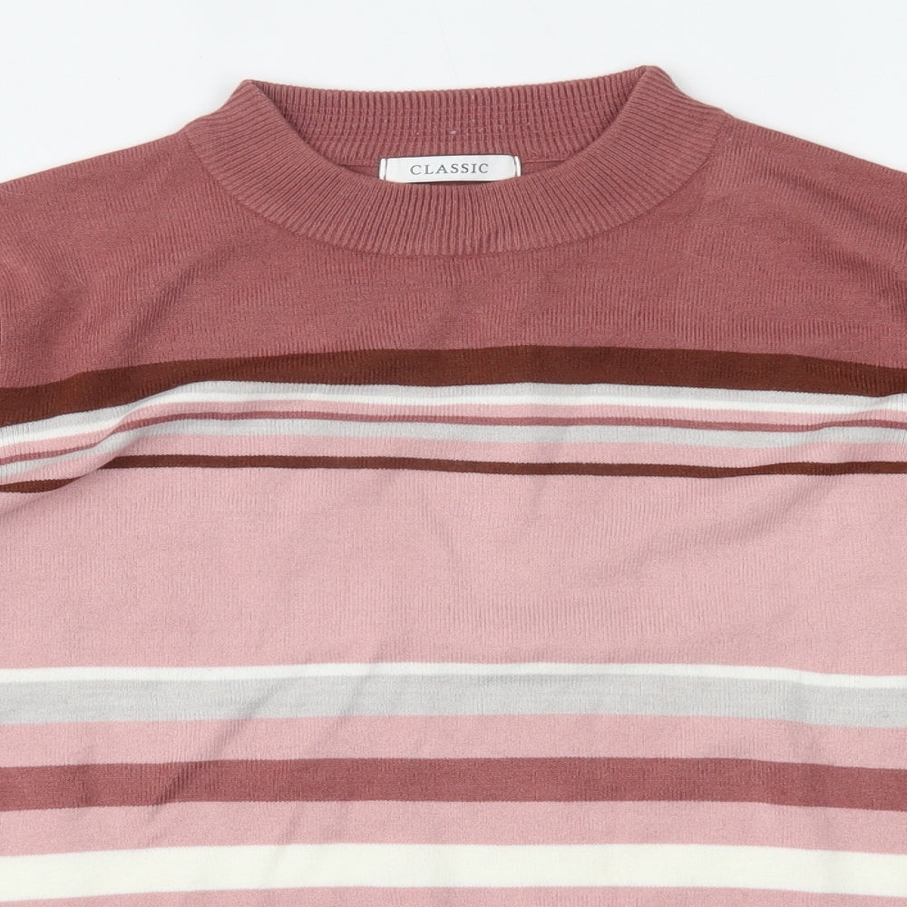 Womens UK Size 12 Marks and Spencer Pink Basic Blouse