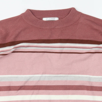 Womens UK Size 12 Marks and Spencer Pink Basic Blouse