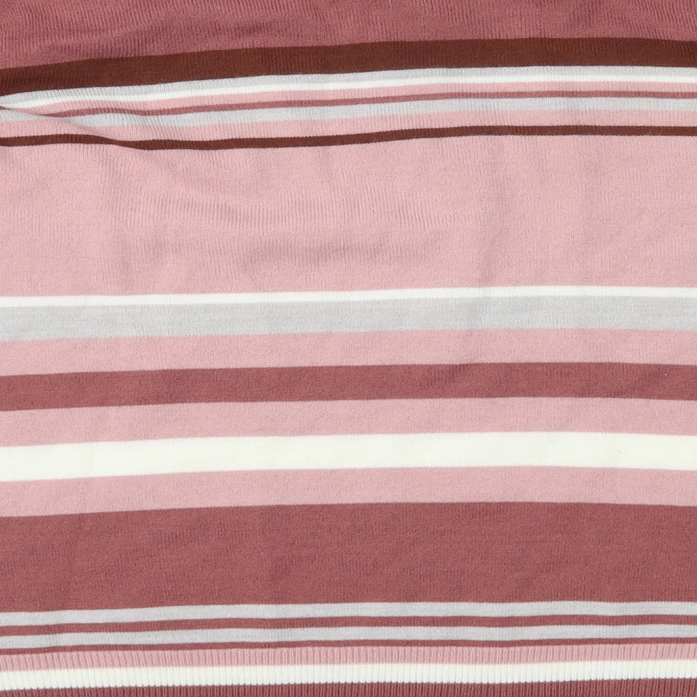 Womens UK Size 12 Marks and Spencer Pink Basic Blouse