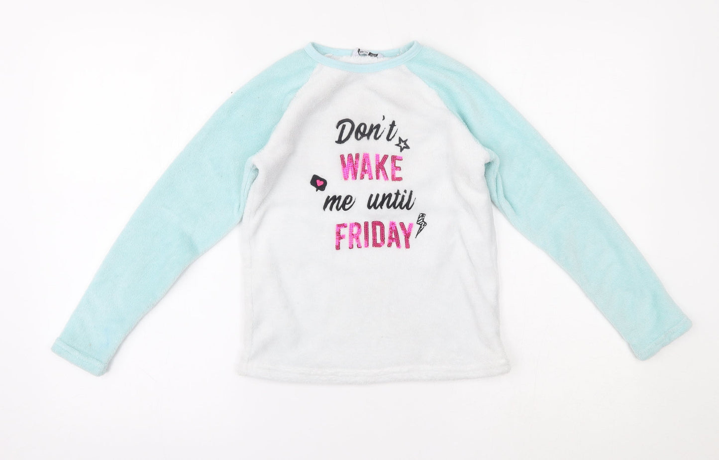 pep&co Girls Blue   Top Pyjama Top Size 8-9 Years