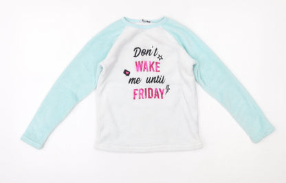 pep&co Girls Blue   Top Pyjama Top Size 8-9 Years