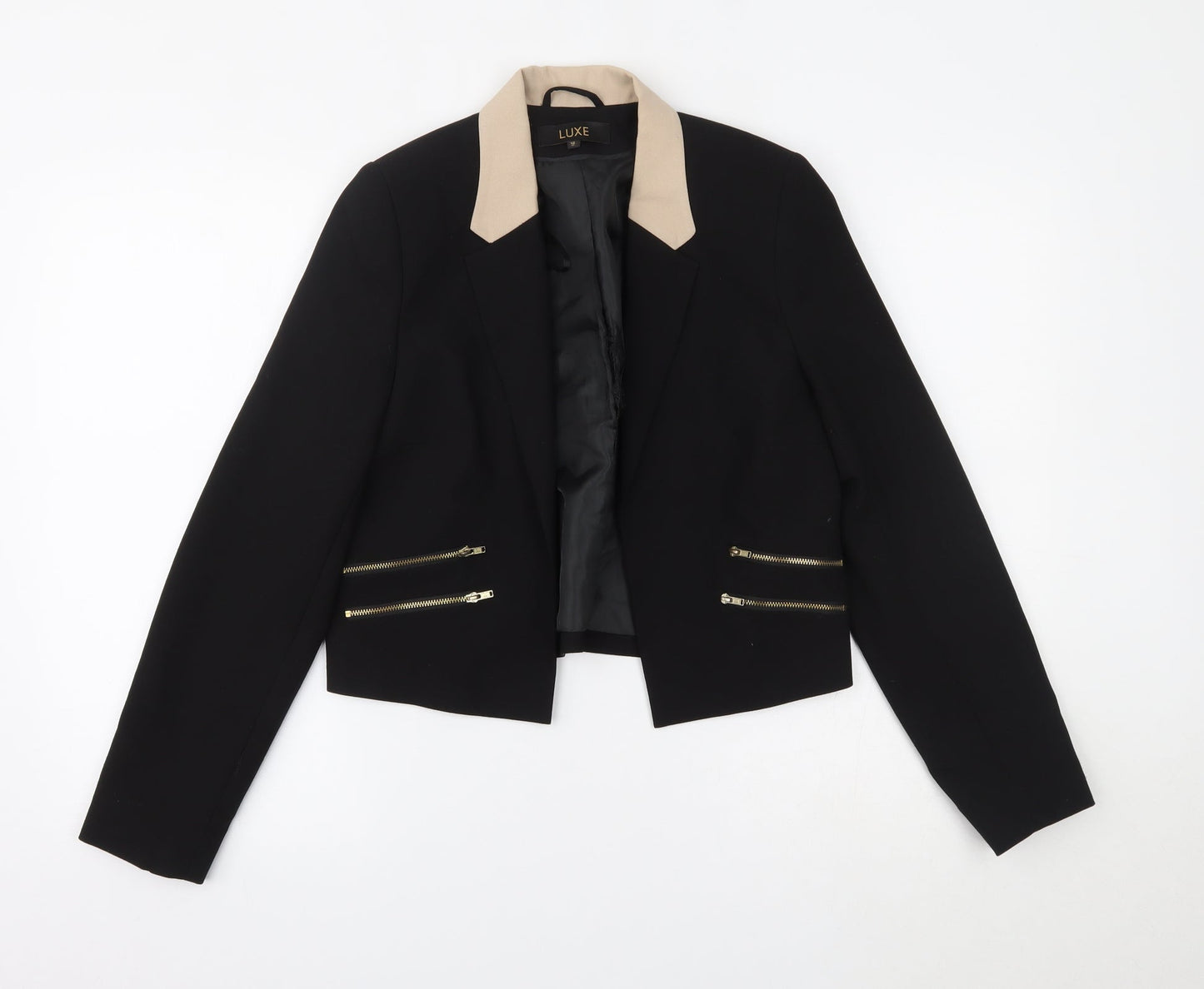 Womens UK Size 12 Dorothy Perkins Black Jacket