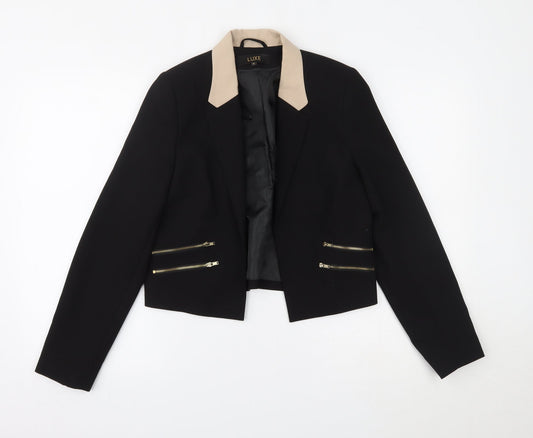 Womens UK Size 12 Dorothy Perkins Black Jacket