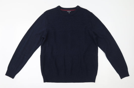 George Mens Blue   Pullover Jumper Size M