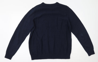 George Mens Blue   Pullover Jumper Size M