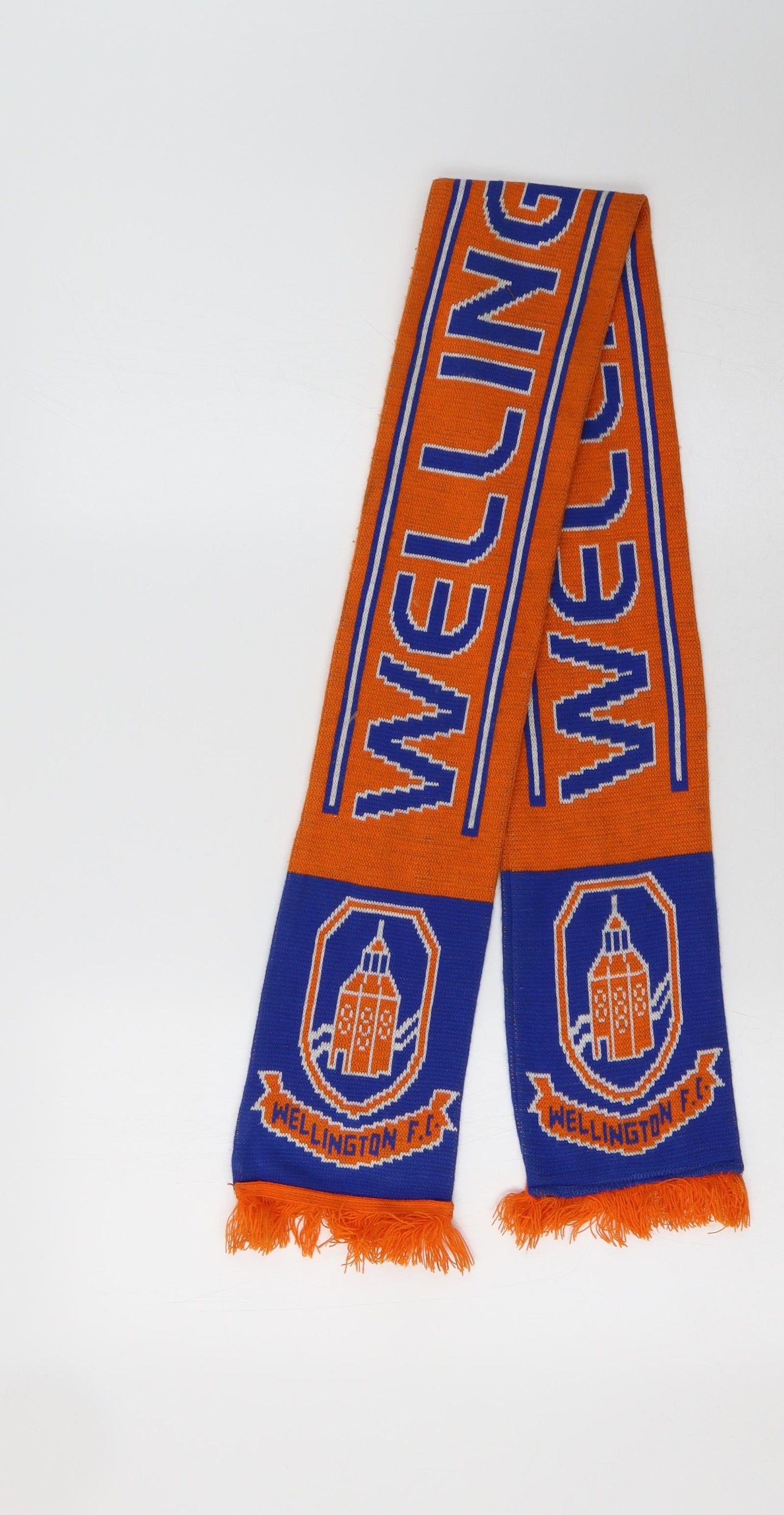 Preworn Mens Orange   Scarf  One Size  - Wellington F.C.