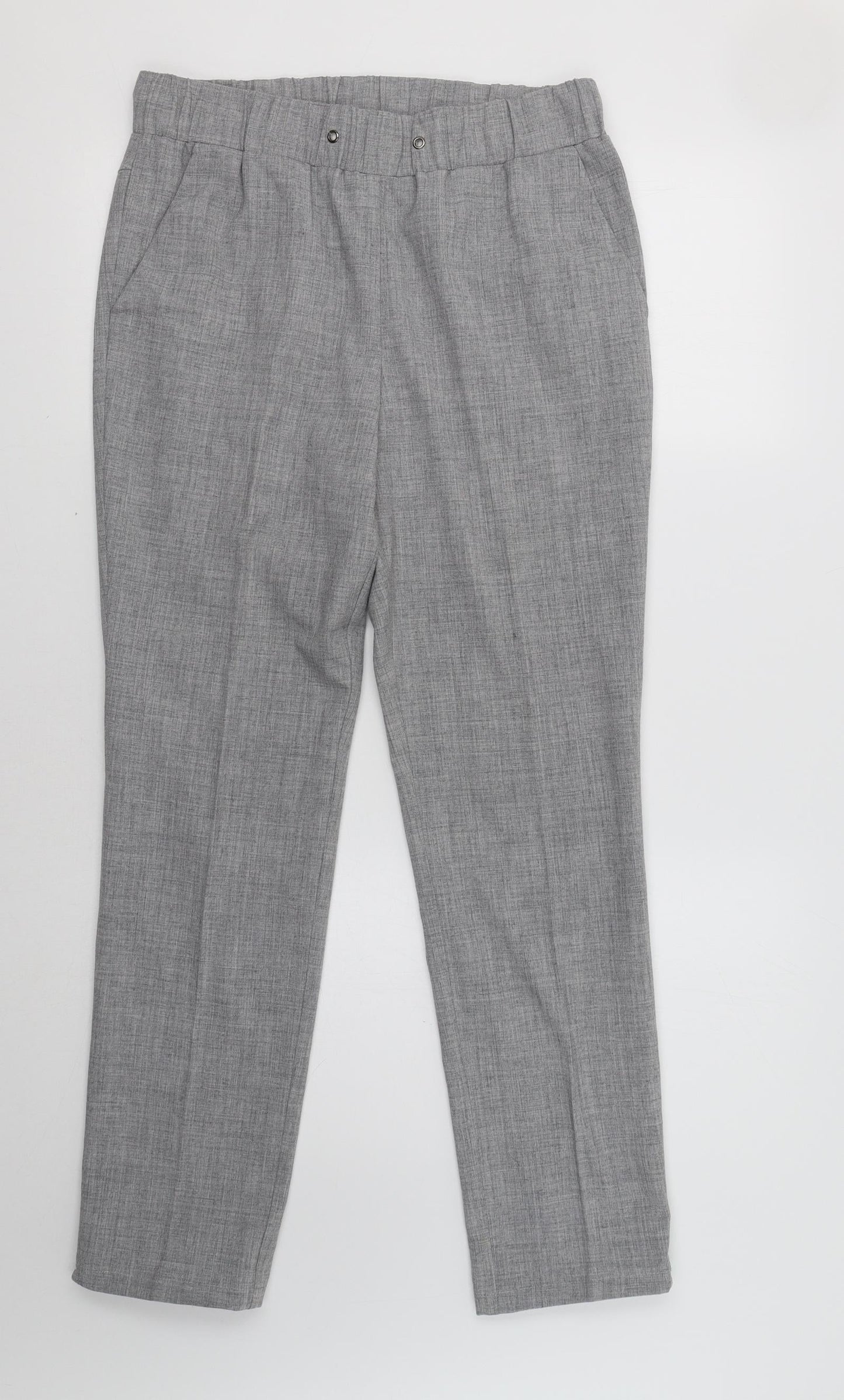 TU Womens Grey   Trousers  Size 10 L28 in