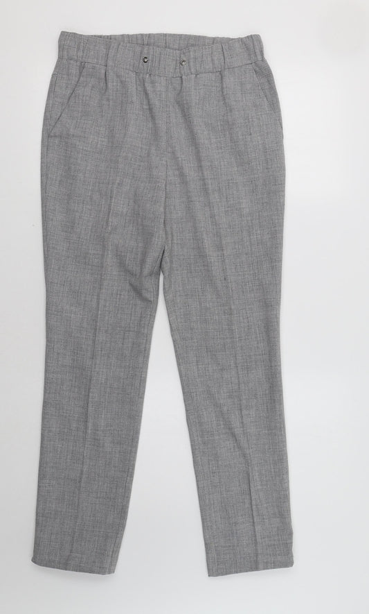 TU Womens Grey   Trousers  Size 10 L28 in