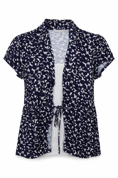 Womens UK Size 12 Per Una Blue Basic Blouse