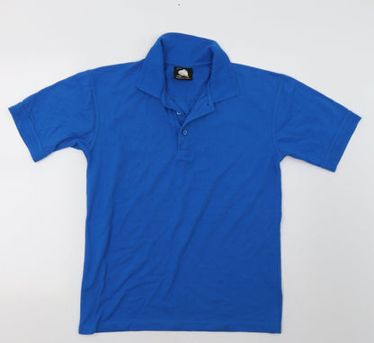 Orn Mens Blue    Polo Size S