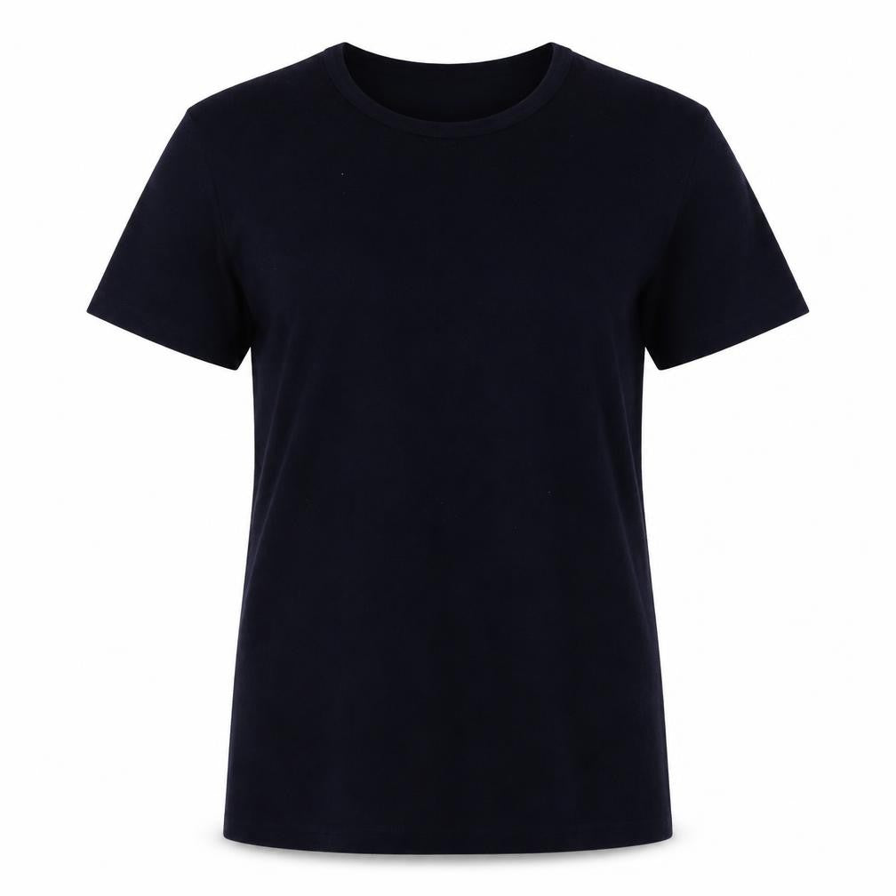 Womens UK Size M Preworn Blue Basic T-Shirt