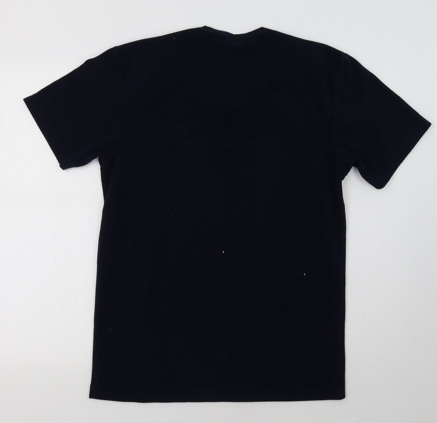 Womens UK Size M Preworn Blue Basic T-Shirt