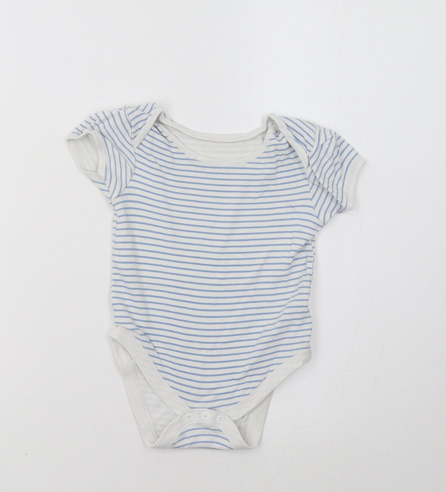 Primark Baby Blue Striped  Romper One-Piece Size 18-24 Months