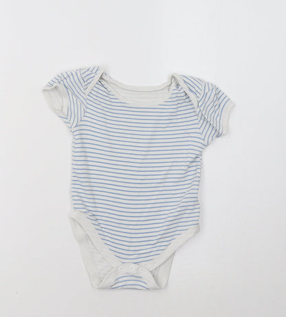 Primark Baby Blue Striped  Romper One-Piece Size 18-24 Months