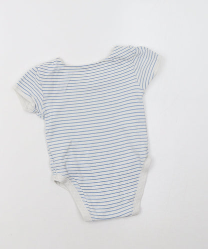 Primark Baby Blue Striped  Romper One-Piece Size 18-24 Months