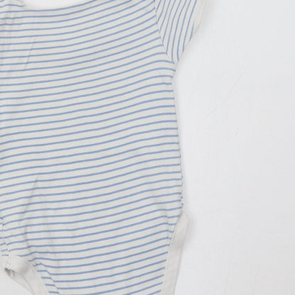 Primark Baby Blue Striped  Romper One-Piece Size 18-24 Months