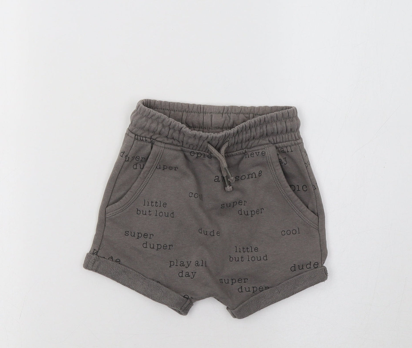 George Baby Grey   Jogger Trousers Size 12-18 Months